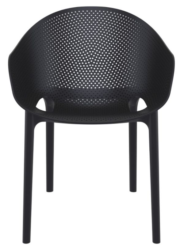 Крісло SKY PRO з підлокітниками 151 чорне - фото 6