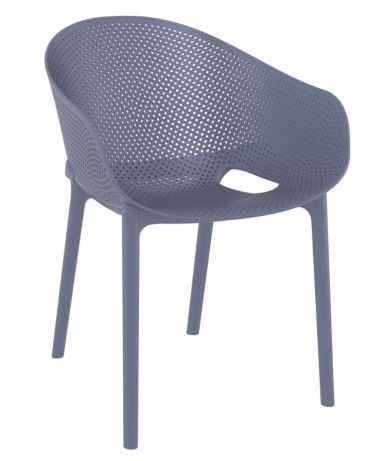 Крісло SKY PRO з підлокітниками 151 сіре 