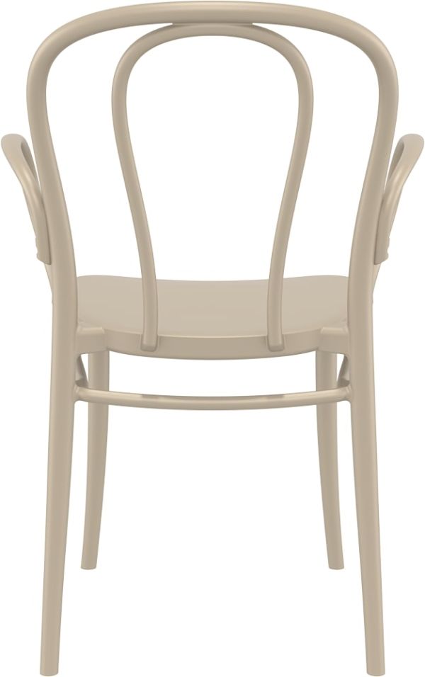 Крісло VICTOR XL з підлокітниками 253 кавове - фото 3