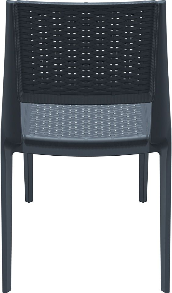 Крісло плетене з ратану VERONA 830 темно-сіре - фото 5