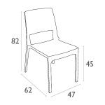 Крісло плетене з ратану VERONA 830 темно-сіре - фото 7