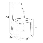 Крісло MIRANDA 039 кавове - фото 2