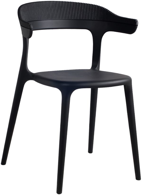 Крісло LUNA чорне 