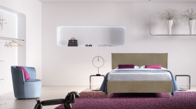 PLUMERIA LETTO R ліжко 180x200 GIRO.FAN (тк. CROSS 31) Sueño (Sueno)