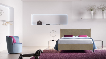 PLUMERIA LETTO R кровать 180x200 GIRO.FAN (тк. CROSS 31) Sueño (Sueno)