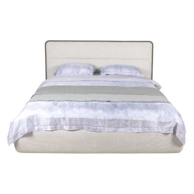 Кровать 160*200 IVY-90/TRM-28 с подъемным механизмом Кожа, ткань MaReli