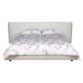 Кровать B-0055A Queen 210х240х104 Серый Stella