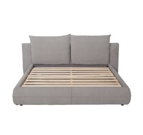 Кровать B-0055A King 240х240х104 Серый Stella