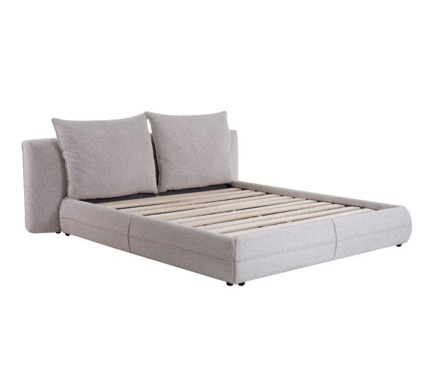 Кровать B-0055A King 240х240х104 Серый Stella - фото 5
