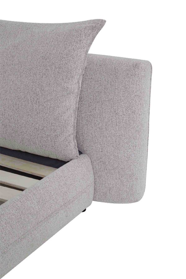 Кровать B-0055A King 240х240х104 Серый Stella - фото 2