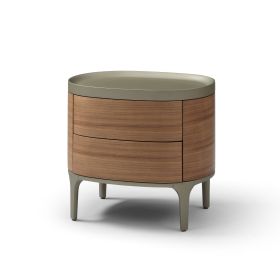 Прикроватная тумбочка NT515-C 592х450х540 мм Шампанское / золото Mexil