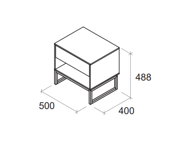 ALTEA Тумба приліжкова 