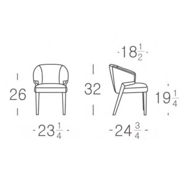 Кресло KF.Y2153 Кожа Цвет: 07035 MaReli - фото 2