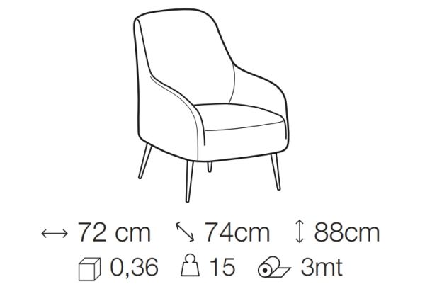 Кресло Adda (Dara 392) Le Comfort