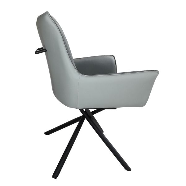 Кресло для отдыха ОКС-1303 Серый + Светло серый Hestia - фото 4