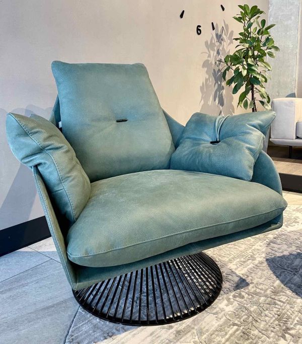 БЛИСК. Крісло з поворотним механізмом шкіра. DANDY GAMMA - фото 2