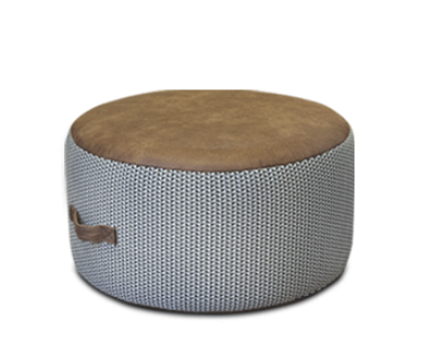 Пуф Winnie круглий, тканина Mega Stella