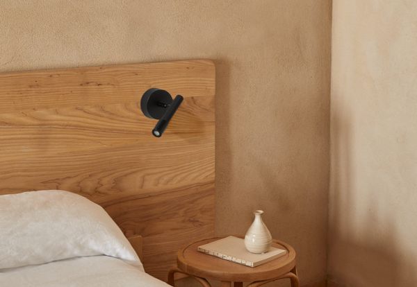 YCRO настенная лампа CHIP LED 8W 3000K A1297 поворотная голова черный мат AROMAS - фото 5