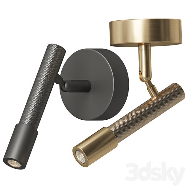 YCRO настенная лампа CHIP LED 8W 3000K A1297 поворотная голова черный мат AROMAS - фото 4