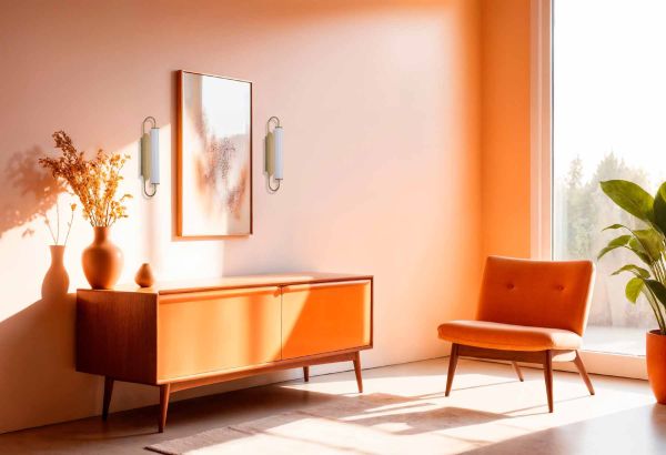 Настінний світильник LED12W 65*530мм Залізо, акрил Мідно-золотий Astro