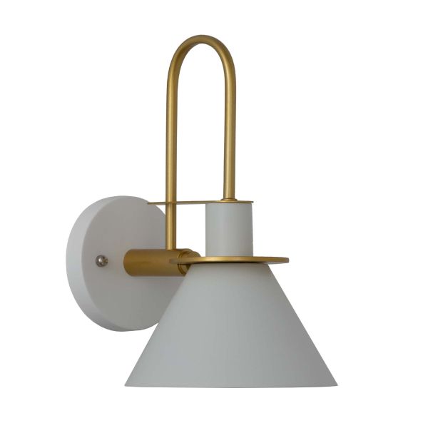 Настенный светильник E27 240*310 мм Железо, стекло Золотой, белый Astro