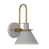 Настенный светильник E27 240*310 мм Железо, стекло Золотой, белый Astro - фото 2