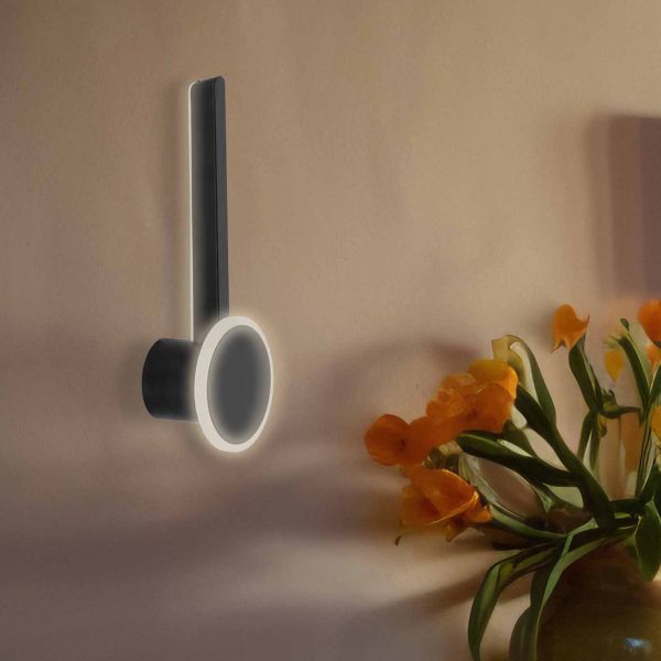 Настенный светильник LED*11W 125*370 мм Железо, акрил Черный Astro - фото 3