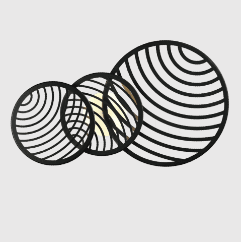 COLLAGE лампа на потолок 3 M 7233 (Oro-Gold) Mantra - фото 7