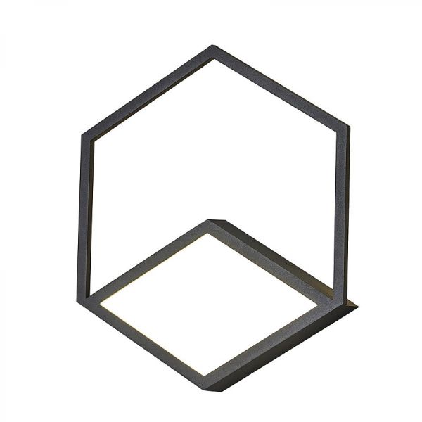 KUBICK настенный светильник LED 7592 26W 3000K (Negro mate-Matt black) Mantra