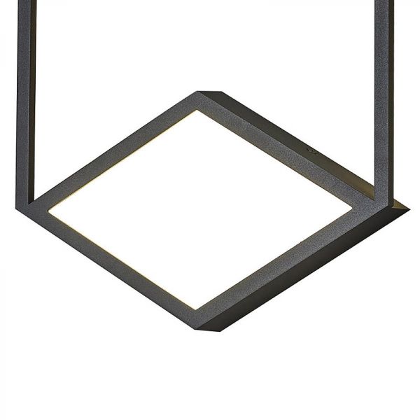 KUBICK настенный светильник LED 7592 26W 3000K (Negro mate-Matt black) Mantra - фото 3