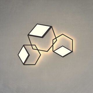 KUBICK настенный светильник LED 7592 26W 3000K (Negro mate-Matt black) Mantra - фото 4