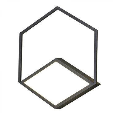 KUBICK настенный светильник LED 7596 33.5W 3000K (Negro mate-Matt black) Mantra