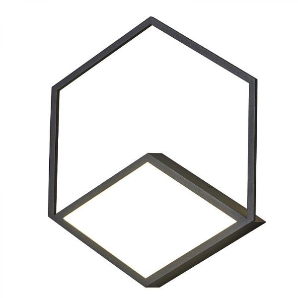 KUBICK настенный светильник LED 7596 33.5W 3000K (Negro mate-Matt black) Mantra