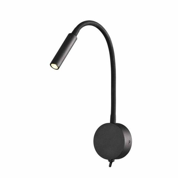 BOAVISTA настенный светильник ARM READER LED 1L-3W 6047 (Negro-Black) Mantra