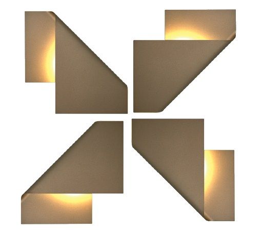 LUPPI настенный светильник 1L x GX53 7694 (Negro-Black) Mantra - фото 6