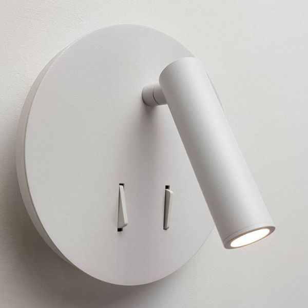 CAYMAN R настенный светильник для чтения 3W, 6W 6080 (Matt white) Mantra