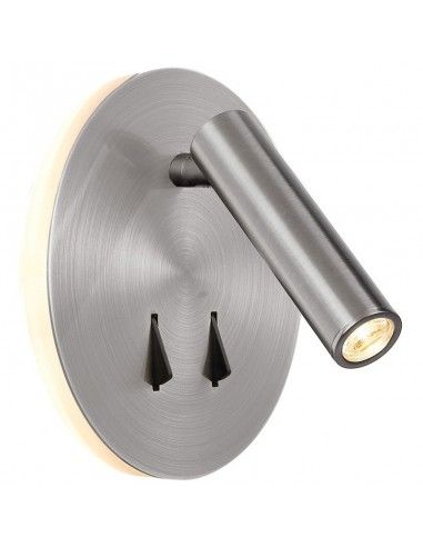 CAYMAN R настенный светильник для чтения 3W, 6W 6081 (Satin nickel) Mantra
