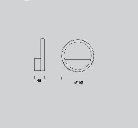 KITESURF настенный светильник 8W 7194 (White) Mantra