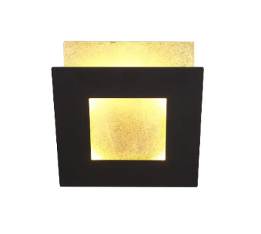 DALIA Квадратная настенная лампа 24W 8120 (Negro, oro-Black, gold) Mantra