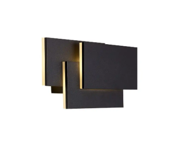 TAHITI XL большая настенная лампа LED 36W 8088 SQUARES чёрная (Negro-Black) Mantra