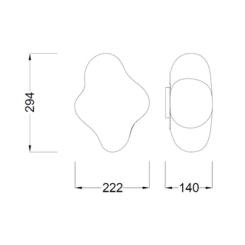 EOS настенная лампа 1L-260 LM-IP44 - фото 3