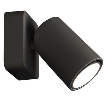 SAL чорний настінний світильник 1L GU10