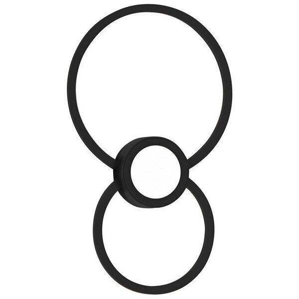 MURAL черный настенный светильник LED