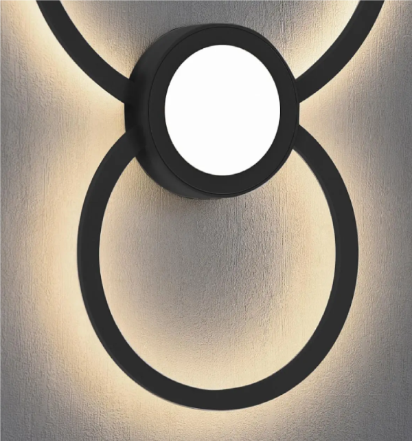 MURAL черный настенный светильник LED - фото 3