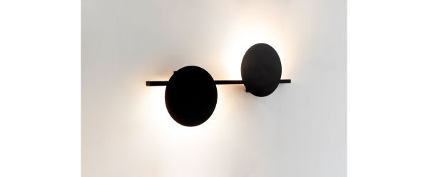 DES ERIS настенный светильник светодиодный средний 16W 3000K 7299 ( Negro-black) Mantra - фото 2