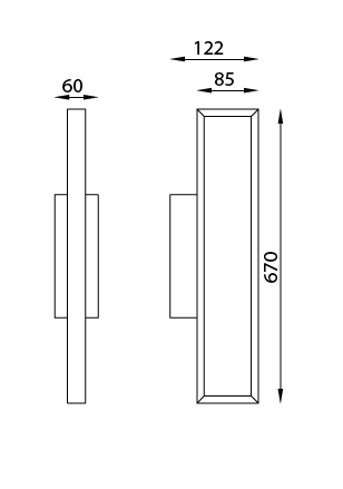 DURBAN настенный светильник светодиодный 20W 3000K 7176 (Negro-Black) Mantra - фото 5