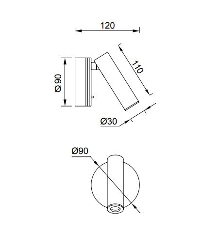 PREA настенный светильник светодиодный для чтения 3W 3000K 6077 (Cuero-Antique brass) Mantra - фото 5