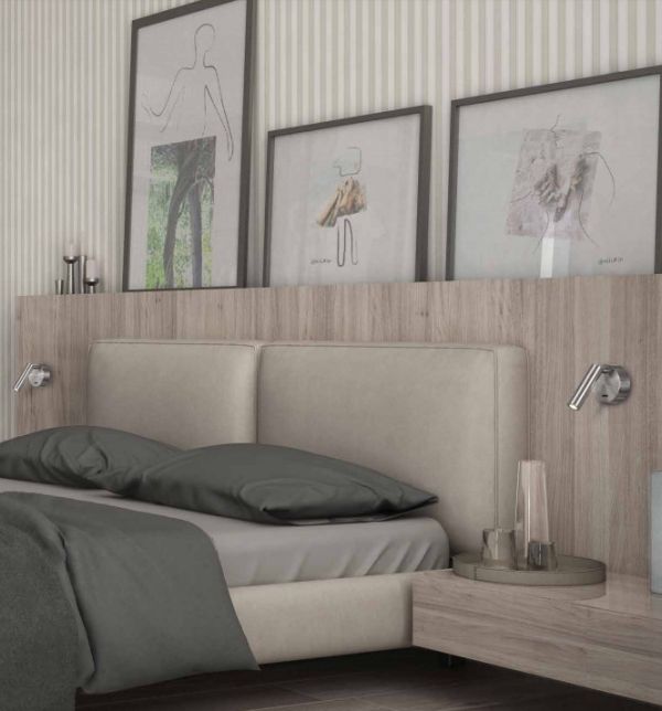 PREA настенный светильник светодиодный для чтения 3W 3000K 6076 (Níquel satinado-Satin nickel) Mantra - фото 2