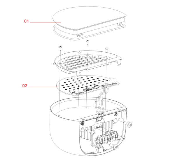 Настенный светильник BELLHOP EU коричневый FLOS - фото 3