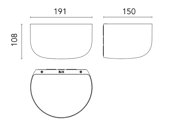 Настенный светильник BELLHOP EU белый FLOS - фото 2